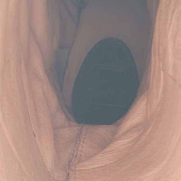 Frye Harlow Campus Women's Charcoal/Black High Heel Tall Boots 77343 US Size 6M - Picture 9 of 13